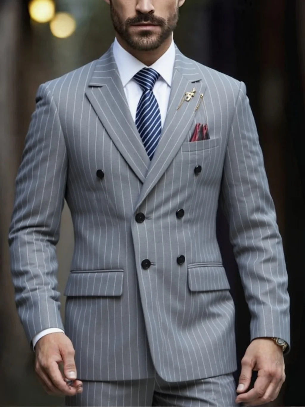Formal Double Breasted Suit